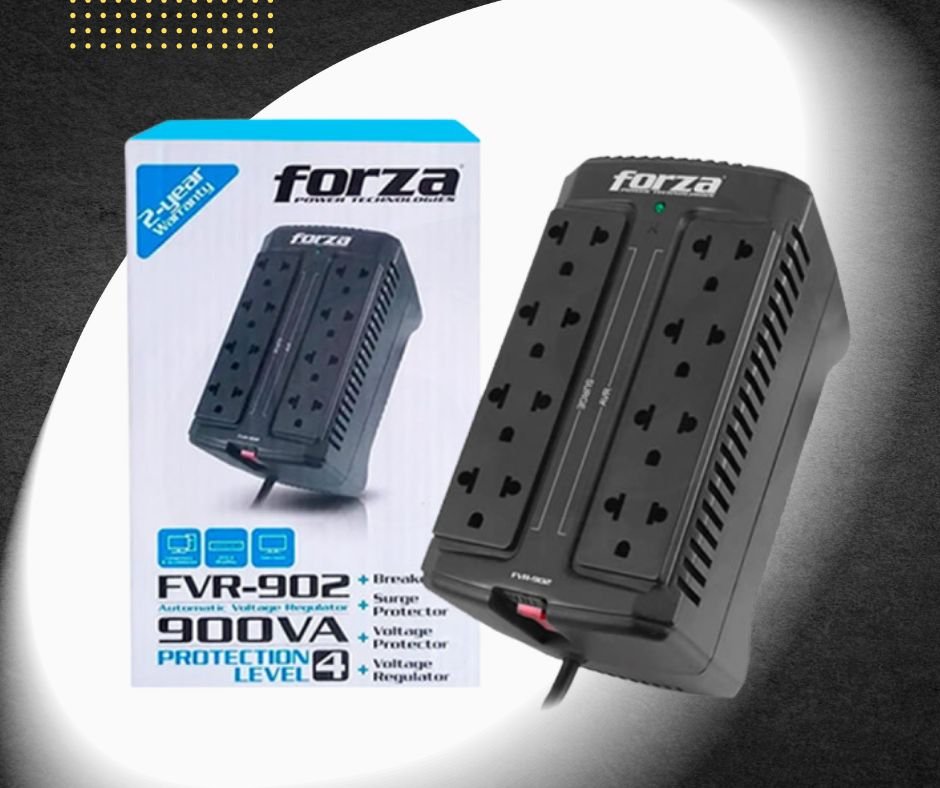 ESTABILIZADOR FORZA FVR-902 8TOMAS 900VA 450W